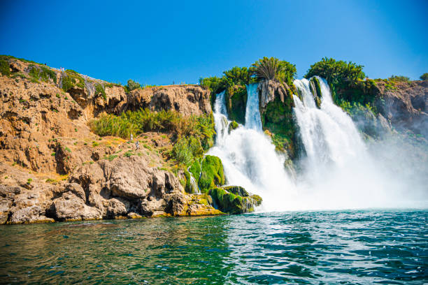 istock Amazing Waterfall in Antalya , Turkey 1158888719