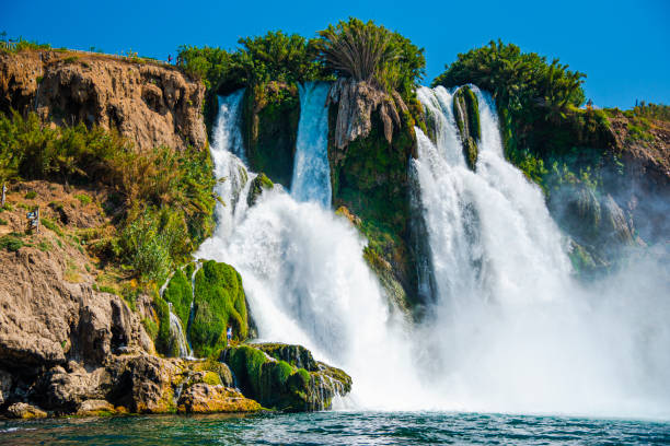 istock Amazing Waterfall in Antalya , Turkey 1158888729