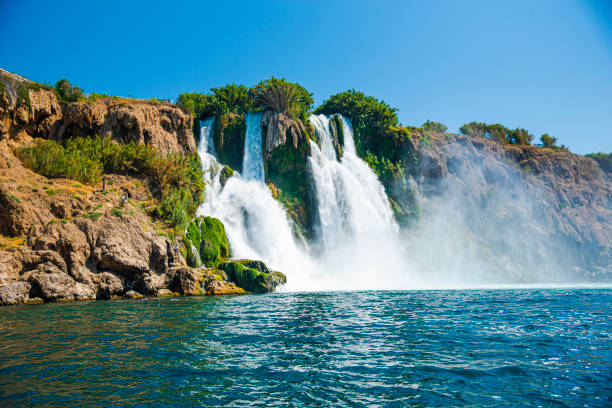 istock Amazing Waterfall in Antalya , Turkey 1158889343