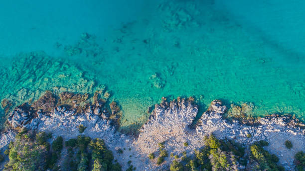 istock Arial view of a coastline in croatia 1158889595