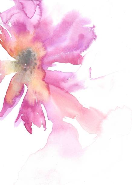istock Abstract Watercolor Flower 1 1158889696