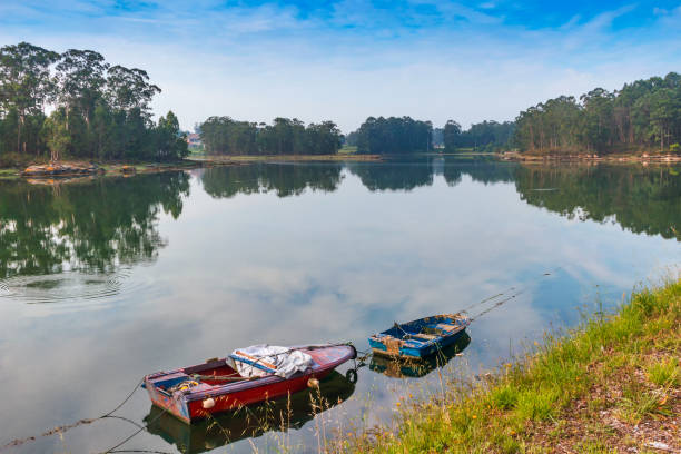 istock Boats on the estuary 1158889789