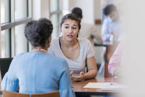 istock Daughter expresses some last minute concerns for qualifying for loan 1158890179