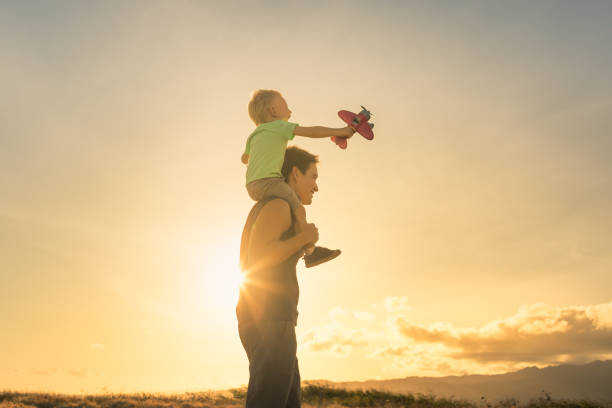 istock Happy father child moment. 1158890338