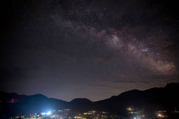 istock Night over the village Lagich 1158892053