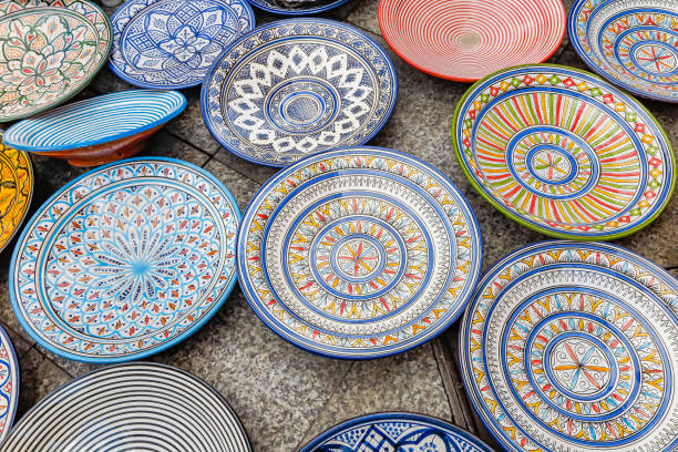 istock outdoor exhibition of several Moroccan style dishes 1158896599