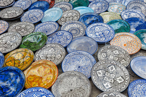 istock outdoor exhibition of several Moroccan style dishes 1158896603