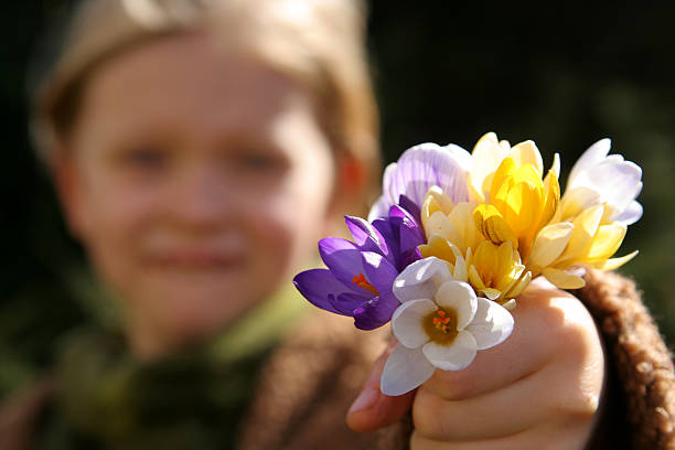 Chica de primavera - foto de stock