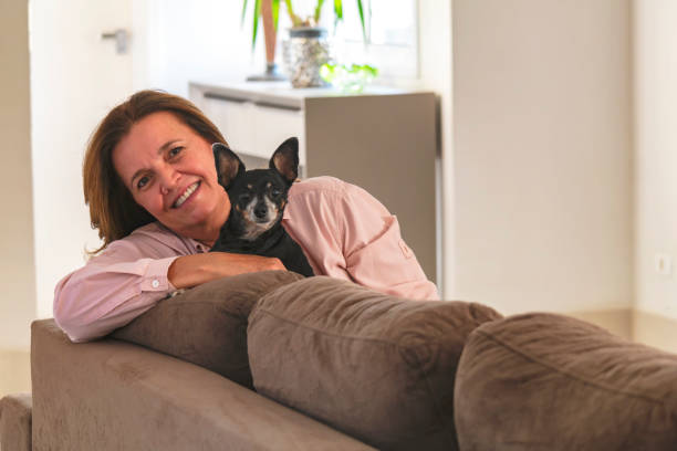 istock Business woman relaxing at home. 1158905999