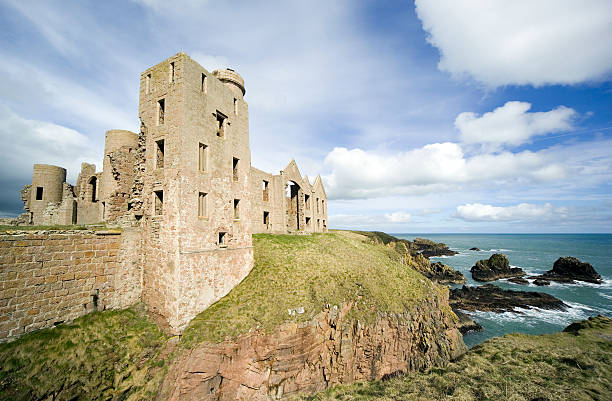 istock Slains Castle Scotland wide angle 115890722