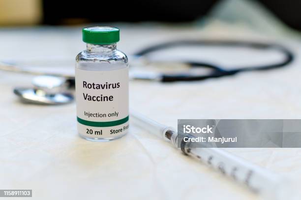 Rotavirus Vaccine Vial Stock Photo - Download Image Now - Rotavirus, Vaccination, Rabies