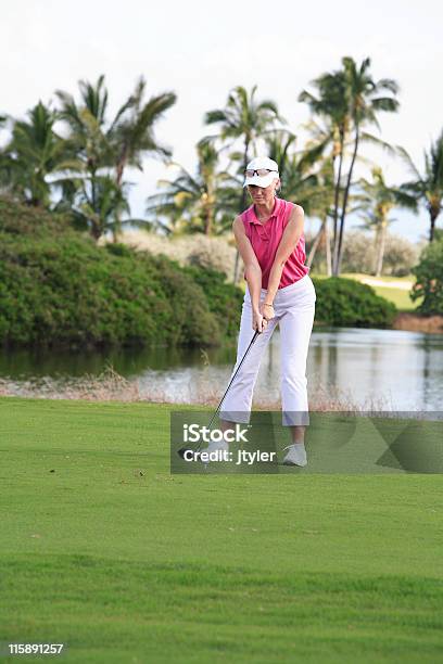 Photo libre de droit de Traiter Le Ballon banque d'images et plus d'images libres de droit de Îles Hawaï - Îles Hawaï, Golf, Golfeur