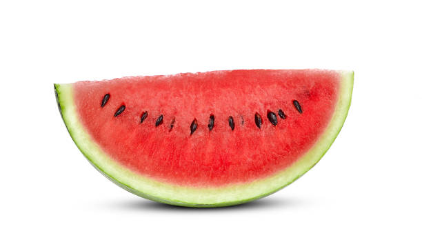 Sliced ofwatermelon isolated on white background