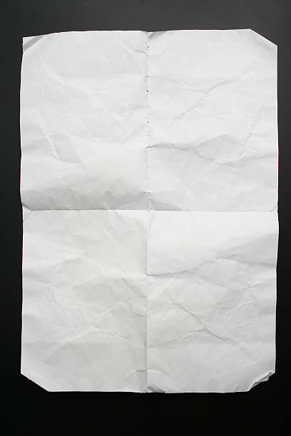 破れた、厳選された紙ます。 - poster torn blank paper ストックフォトと画像