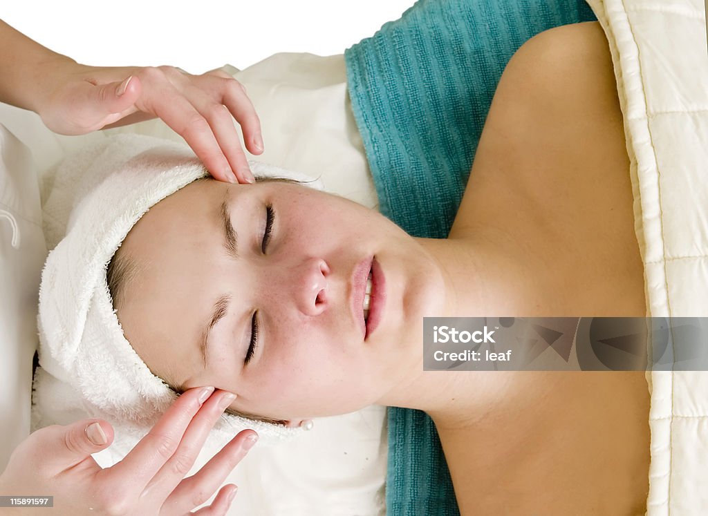 Massagem Facial - Foto de stock de Adulto royalty-free