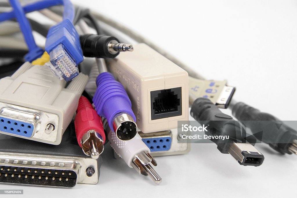cables para PC - Foto de stock de Alambre libre de derechos