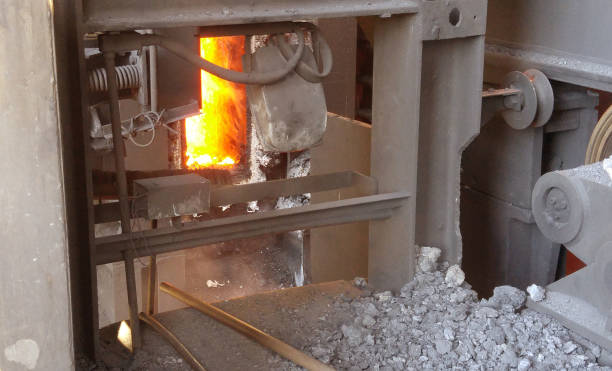 istock Close-up of Coking Process at Pushing Car 1158927949