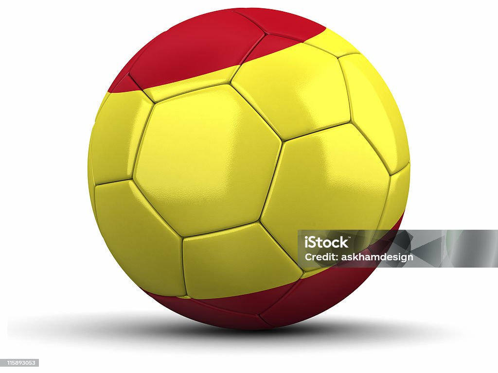 Spanish Fußball - Lizenzfrei Dreidimensional Stock-Foto