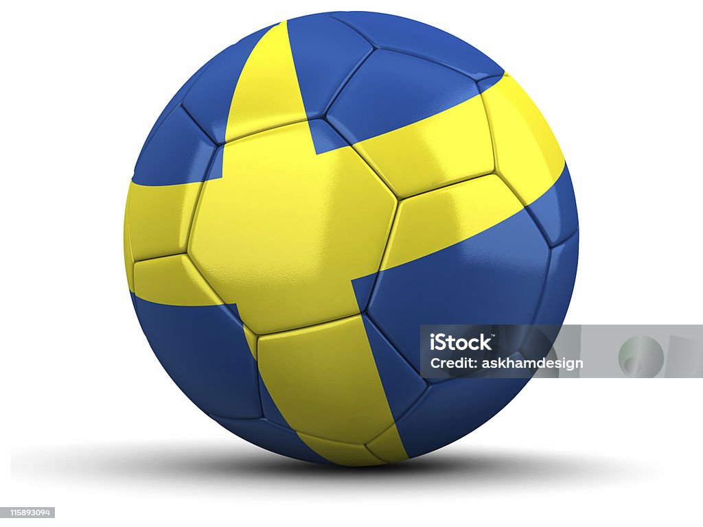 Sueco de futebol - Royalty-free Bola Foto de stock