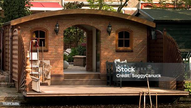 Garden Shed Stock Photo - Download Image Now - Arch - Architectural Feature, Deck, Yard - Grounds