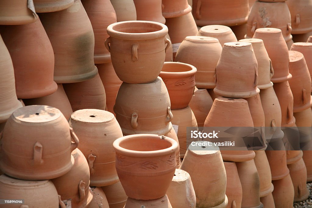 Наборный pots - Стоковые фото Базар роялти-фри