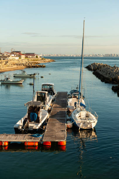 istock Harbor boat bathing in the morning sun 1158944492