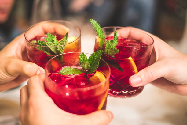 istock Friends toasting with sangria 1158950187