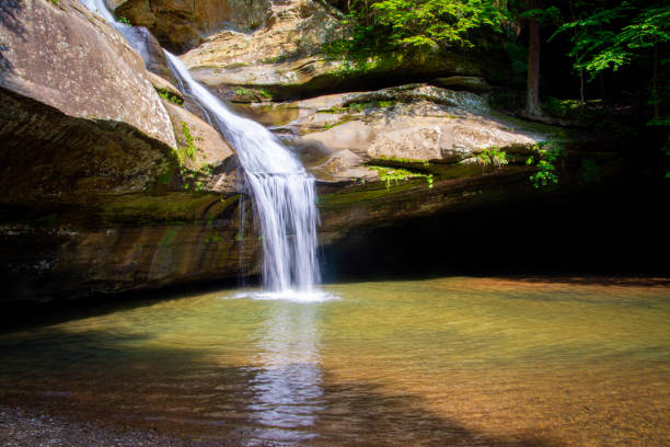 istock Hocking Hills, Ohio  Cedar Falls Waterfall without people 1158953074