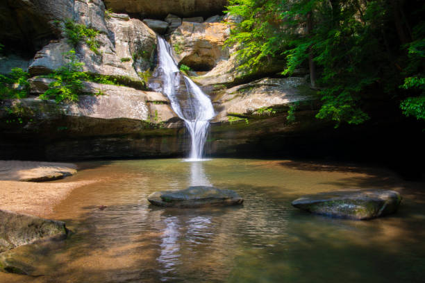istock Hocking Hills, Ohio  Cedar Falls Waterfall without people 1158953086