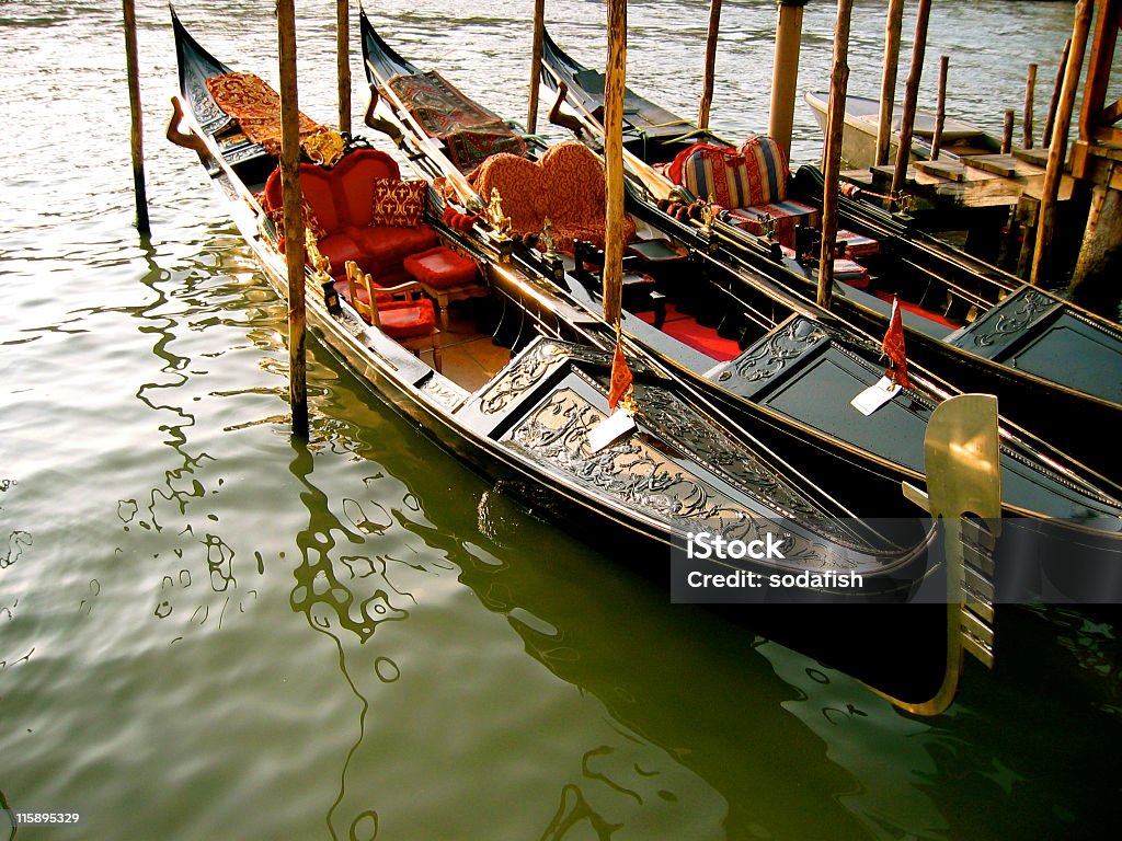 Gondolas em Veneza - Royalty-free Cultura Italiana Foto de stock