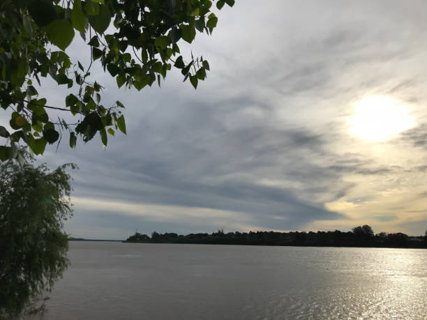 istock Sunset on the Uruguay River in Salto 1158953617