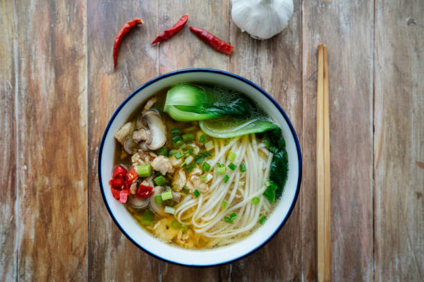 istock Chinese chicken soup noodles 1158956873
