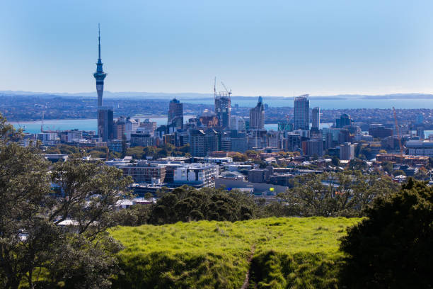 istock Auckland skyline from Mt.Eden 1158960393