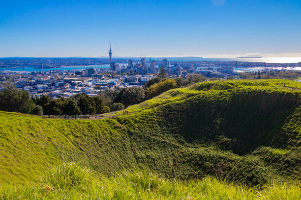 istock Auckland skyline from Mt.Eden 1158960397