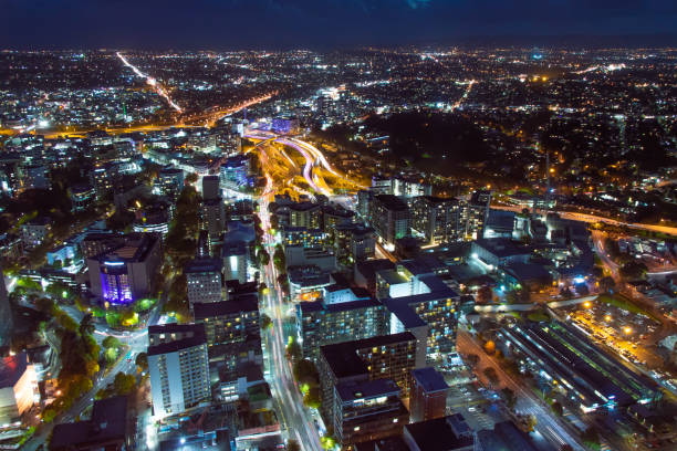 istock Auckland skyline Night View 1158960399