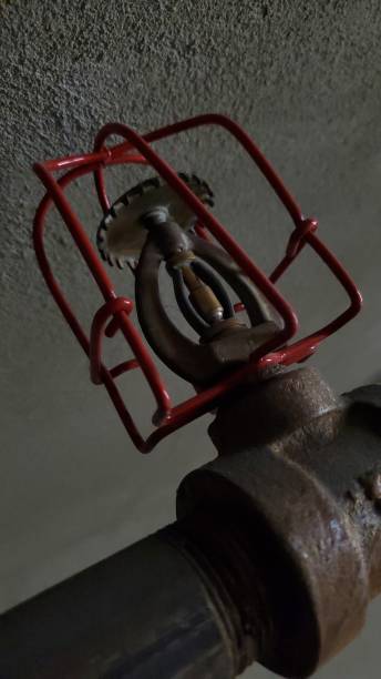 istock Vintage Industrial Fire Sprinkler 1158962980