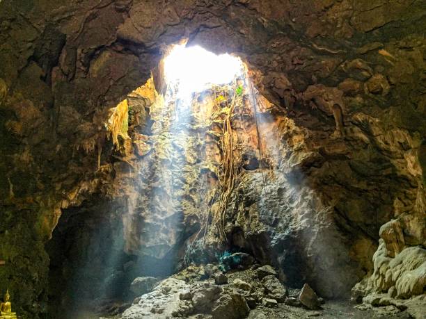 istock Heart ray light in the Khaoluang cave 1158969856