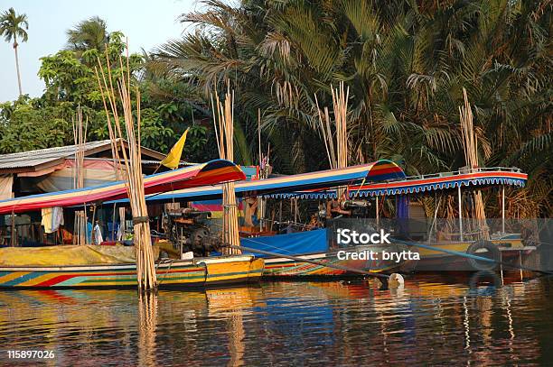 롱 테일 보트로 방콕에 대한 스톡 사진 및 기타 이미지 - 방콕, 항해 선박, 강