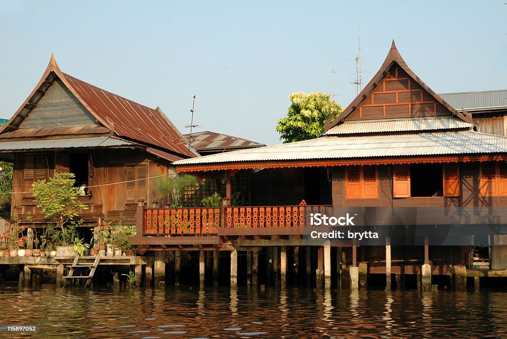 Lungo klongs soggiorno - Foto stock royalty-free di Bangkok
