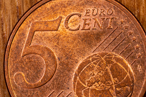 5 Euro cent macro Photo