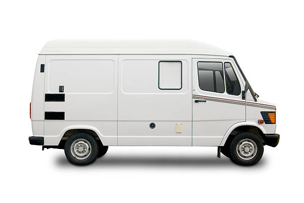 istock Brand me white delivery van 115897137