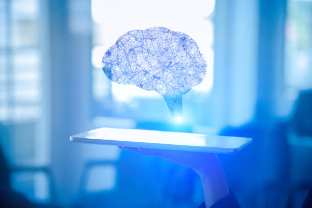 人工知能 - 脳外科手術 ストックフォトと画像
