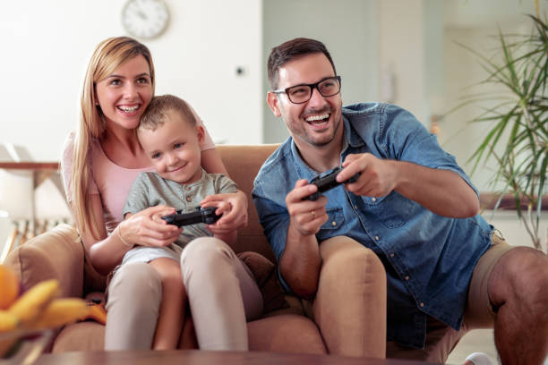 istock Family enjoying at home 1158973442