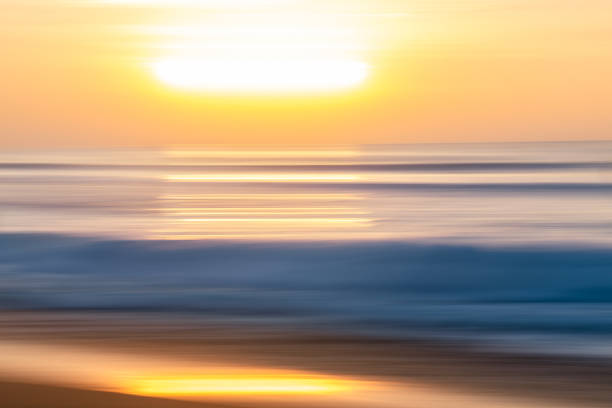 istock Sunset Over The Sea. Abstract Seascape Background. Water Surface and Sun Reflection 1158973507