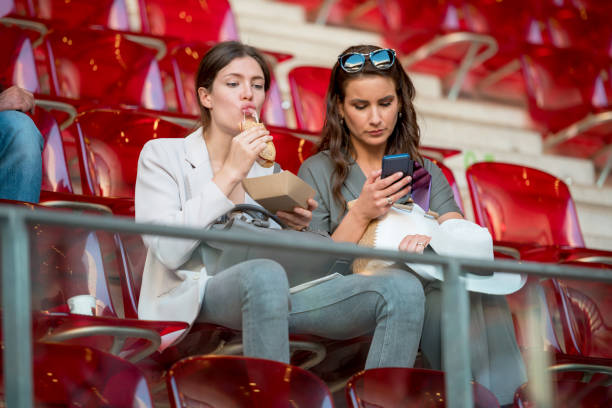 Supporter fans at the stadium game