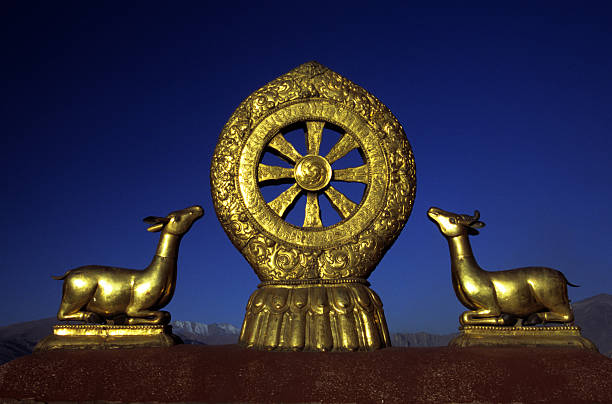 istock Wheel of Dharma, Jokhang Monastery, Tibet 115897801