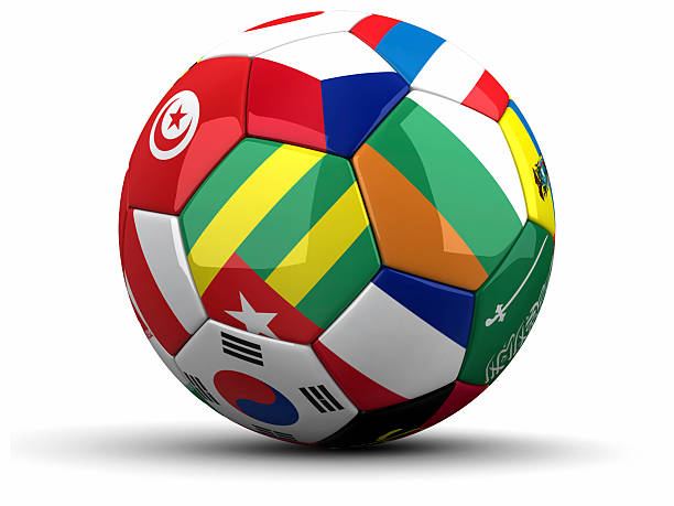 worldcupball - portugal ghana стоковые фото и изображения