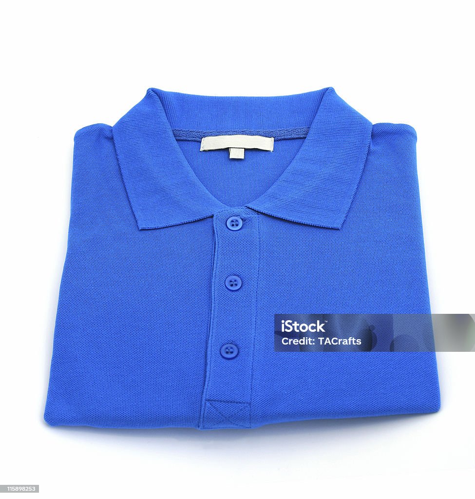 New blue Sport-shirt - Lizenzfrei Baumwolle Stock-Foto