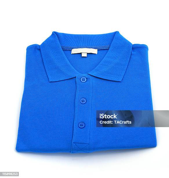 Foto de Nova Camisa Azul Sports e mais fotos de stock de Adulto - Adulto, Algodão - Material Têxtil, Azul