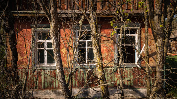 Abandoned villages in Belarus Chernobyl exclusion zone